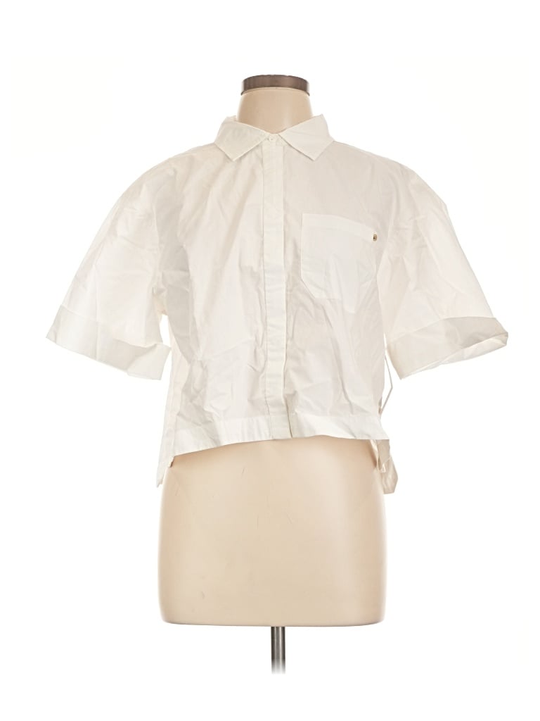 Cleobella Short Sleeve Blouse In Neutral