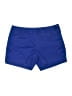 Express 100% Cotton Solid Blue Shorts Size 6 - photo 1
