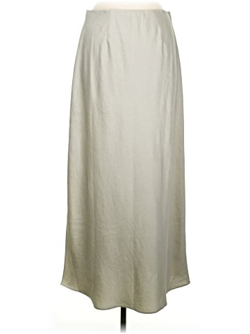 Madewell Satin Maxi Slip Skirt (view 2)