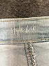 Style&Co Chevron-herringbone Blue Jeans Size 20 - photo 4
