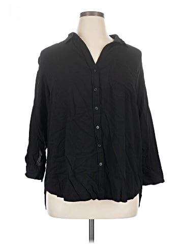 Velvet Heart 3/4 Sleeve Button-Down Shirt (view 1)