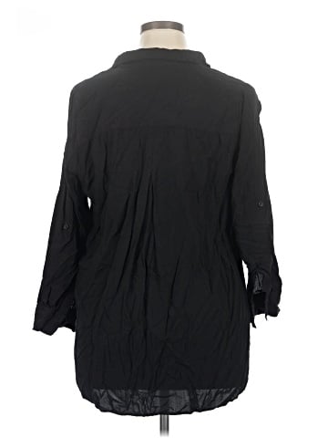 Velvet Heart 3/4 Sleeve Button-Down Shirt (view 2)