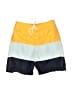 Janie and Jack Color Block Yellow Board Shorts Size 18-24 mo - photo 1