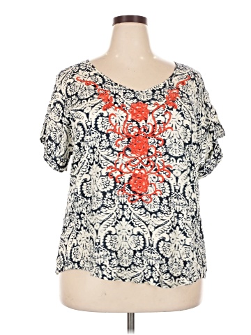 Solitaire Short Sleeve Blouse (view 1)