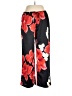 Natori 100% Polyester Floral Red Casual Pants Size L - photo 1
