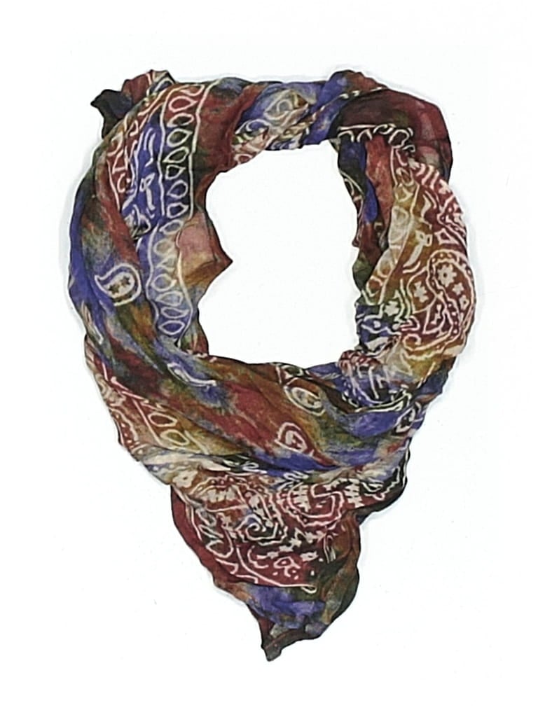 Pre-owned Chan Luu Scarf In Burgundy