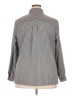 Notations Houndstooth Gray Long Sleeve Blouse Size 2X - photo 2