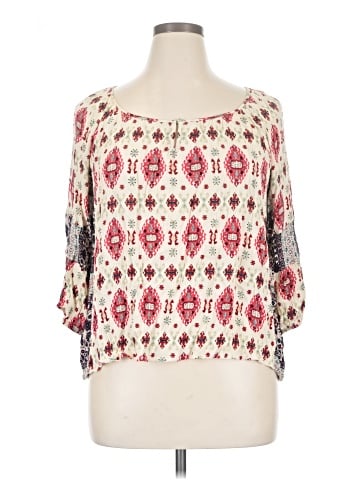 Collective Concepts 3/4 Sleeve Blouse (view 1)