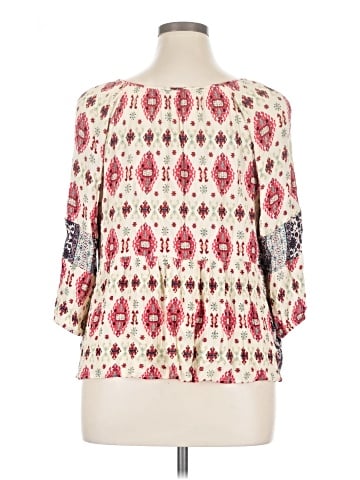 Collective Concepts 3/4 Sleeve Blouse (view 2)