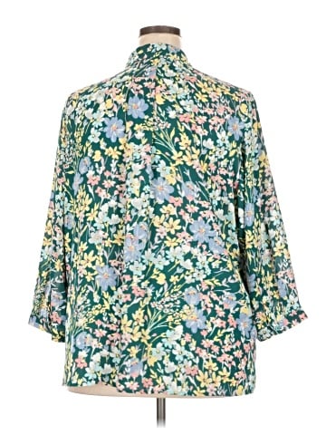 Investments 3/4 Sleeve Blouse (view 2)