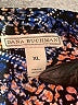 Dana Buchman 100% Polyester Animal Print Blue Short Sleeve Blouse Size XL - photo 7