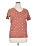 dip Stars Brown Short Sleeve Top Size XL - photo 1