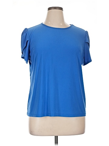 AK Anne Klein Short Sleeve Top (view 1)