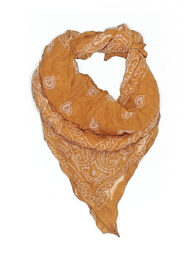 Pre-owned Chan Luu Scarf In Orange