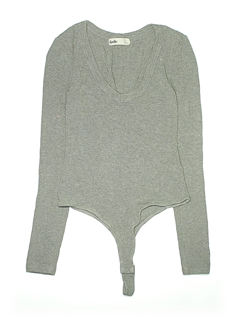 Pre-owned Elodie Bodysuit In Gray