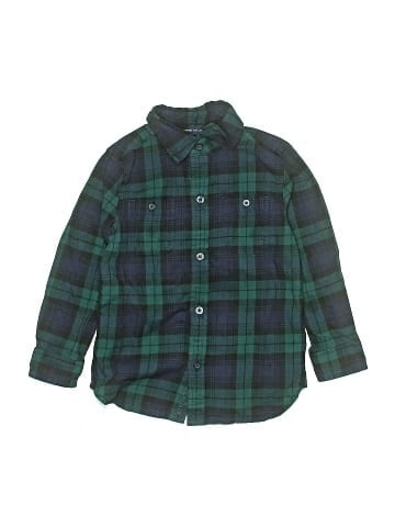 Janie and Jack Long Sleeve Button-Down Shirt (view 1)