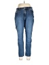 Gloria Vanderbilt Solid Blue Jeans Size 14 - photo 1