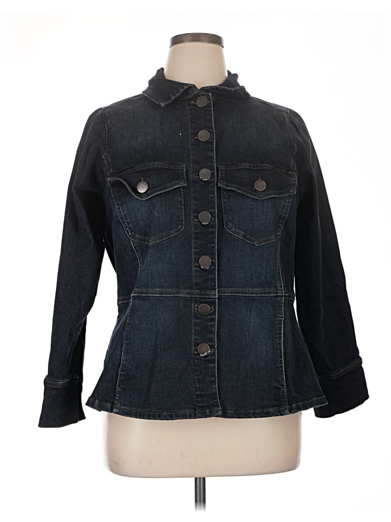 Pre-owned Democracy Denim Jacket In Blue