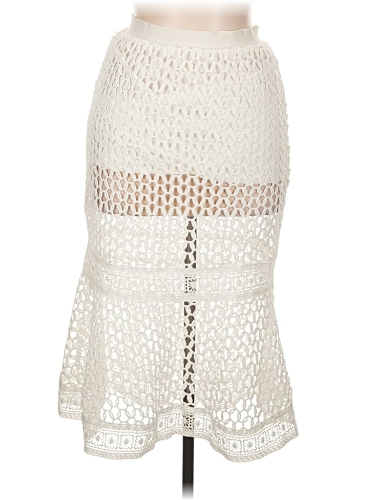 Pre-owned Moon River Casual Skirt In Ivory