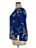 Apt. 9 100% Polyester Blue 3/4 Sleeve Blouse Size L - photo 5