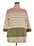 L.L.Bean 100% Cotton Stripes Pink Pullover Sweater Size 2X - photo 1