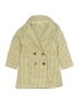 Shein 100% Polyester Checkered-gingham Yellow Coat Size 2 - 3 - photo 1