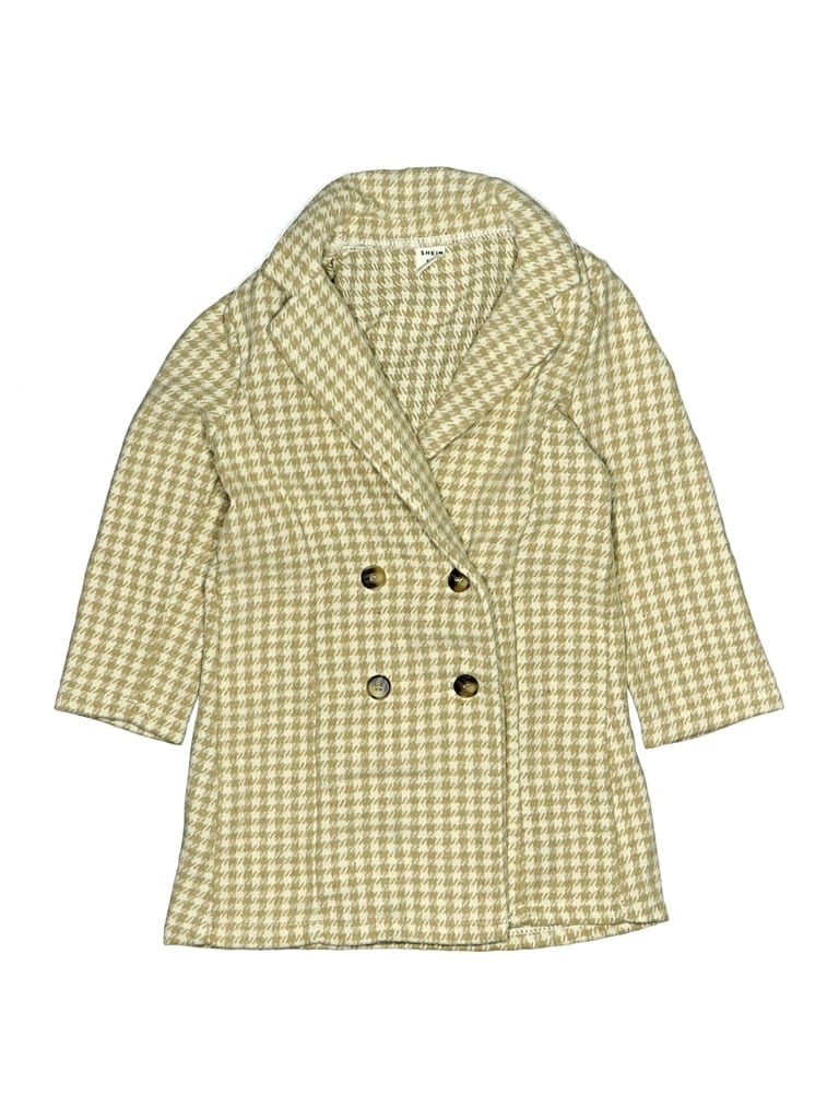 Pre-owned Shein Kids' Coat In Yellow