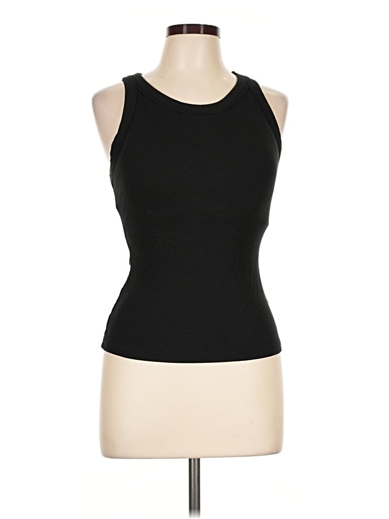 Pre-owned Chicme Tank Top Black Halter Neckline Tops