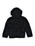 The Children's Place 100% Polyester Solid Black Snow Jacket Size 7 - 8 - photo 2