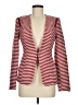 Esley 100% Polyester Stripes Red Blazer Size M - photo 1