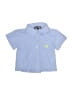neon rebels 100% Cotton Blue Short Sleeve Button-Down Shirt Size 2 - photo 1
