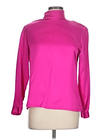 Liz Claiborne Long Sleeve Silk Top (view 1)