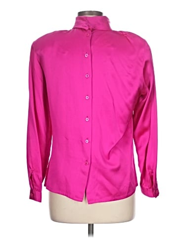 Liz Claiborne Long Sleeve Silk Top (view 2)
