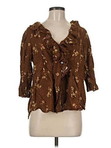 Anthropologie 3/4 Sleeve Blouse (view 1)