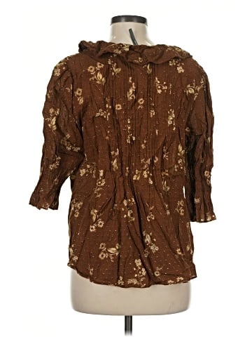 Anthropologie 3/4 Sleeve Blouse (view 2)