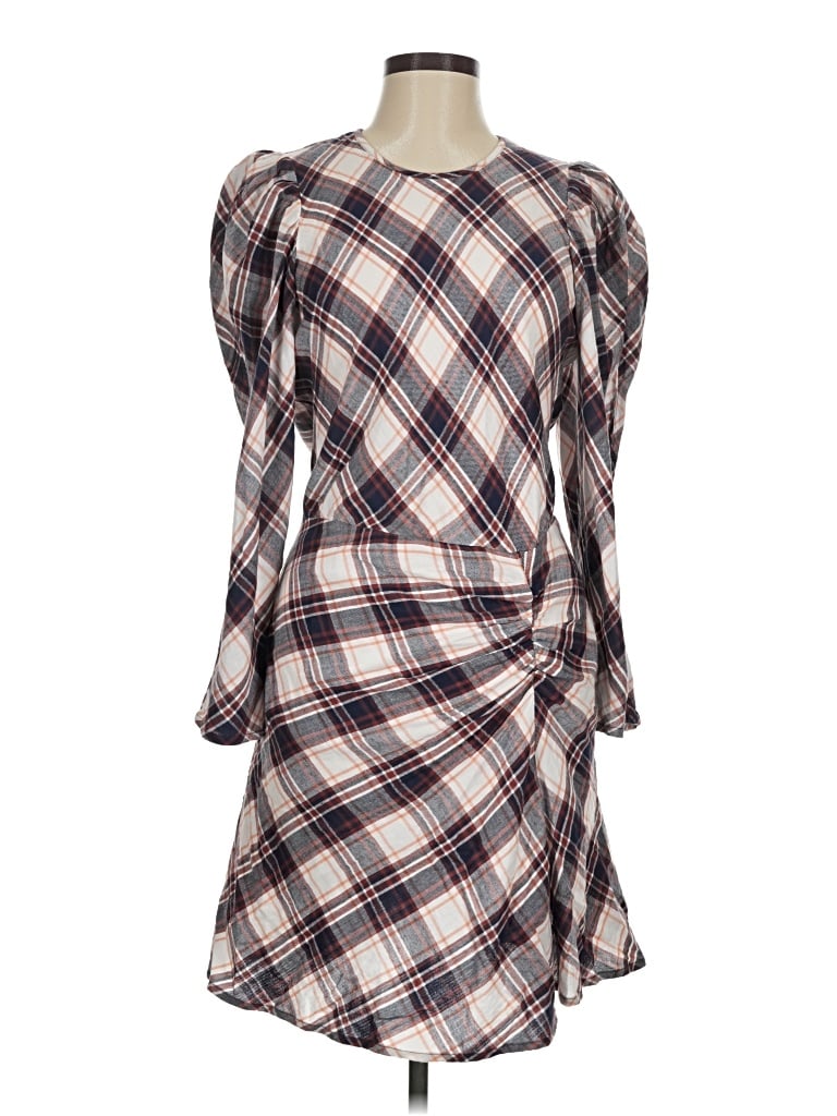 Pre-owned Veronica Beard Jeans Casual Dress In Gray
