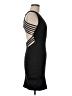 ANGL Solid Black Cocktail Dress Size M - photo 4