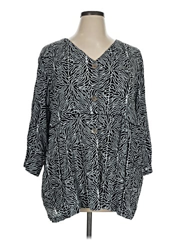 Norm Thompson 3/4 Sleeve Blouse (view 1)