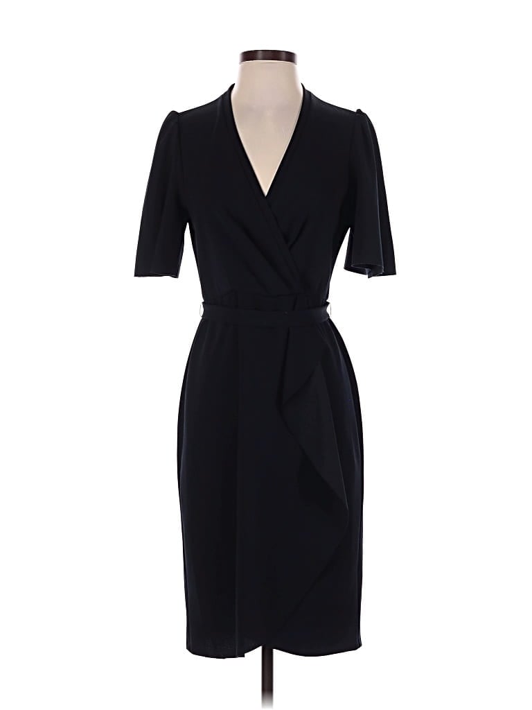 Pre-owned Donna Morgan Cocktail Dress In Black