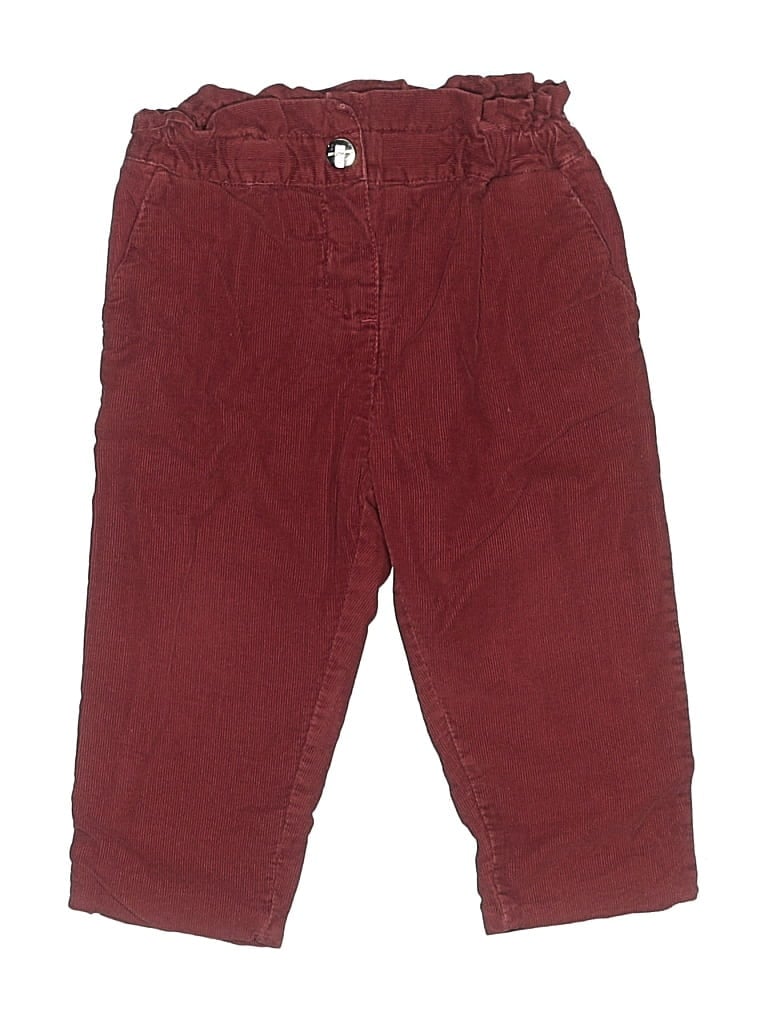 Pre-owned Jacadi Kids' Jeans In Burgundy