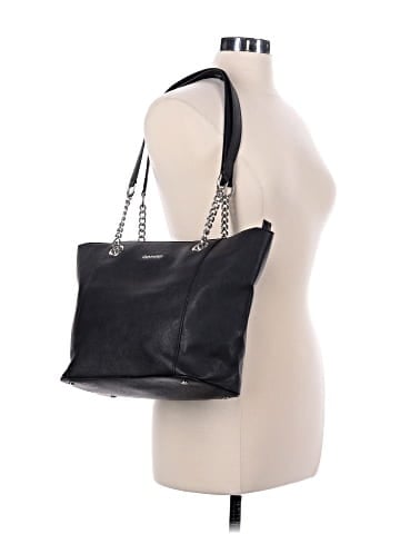 Calvin Klein Leather Tote (view 2)