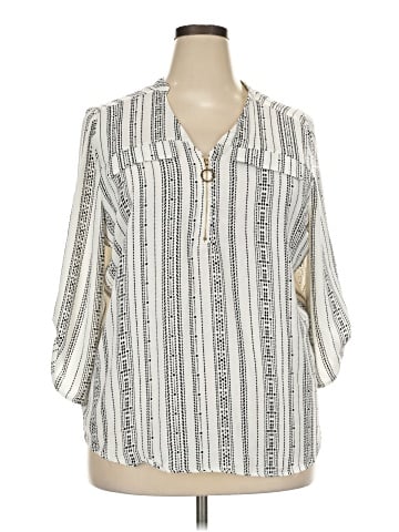 Tempted Hearts 3/4 Sleeve Blouse (view 1)