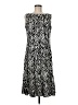 Sandra Darren Animal Print Silver Casual Dress Size M (estimated) - photo 1