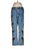 Maje 100% Cotton Hearts Blue Jeans Size M (estimated) - photo 1