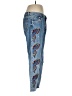 Maje 100% Cotton Hearts Blue Jeans Size M (estimated) - photo 4