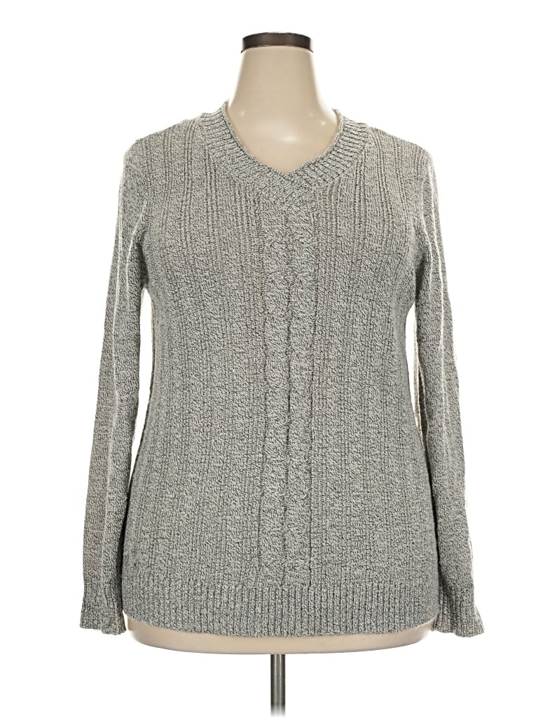 Pre-owned Lee Pullover Sweater In Gray