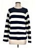 Caslon Stripes Blue Pullover Sweater Size M - photo 1