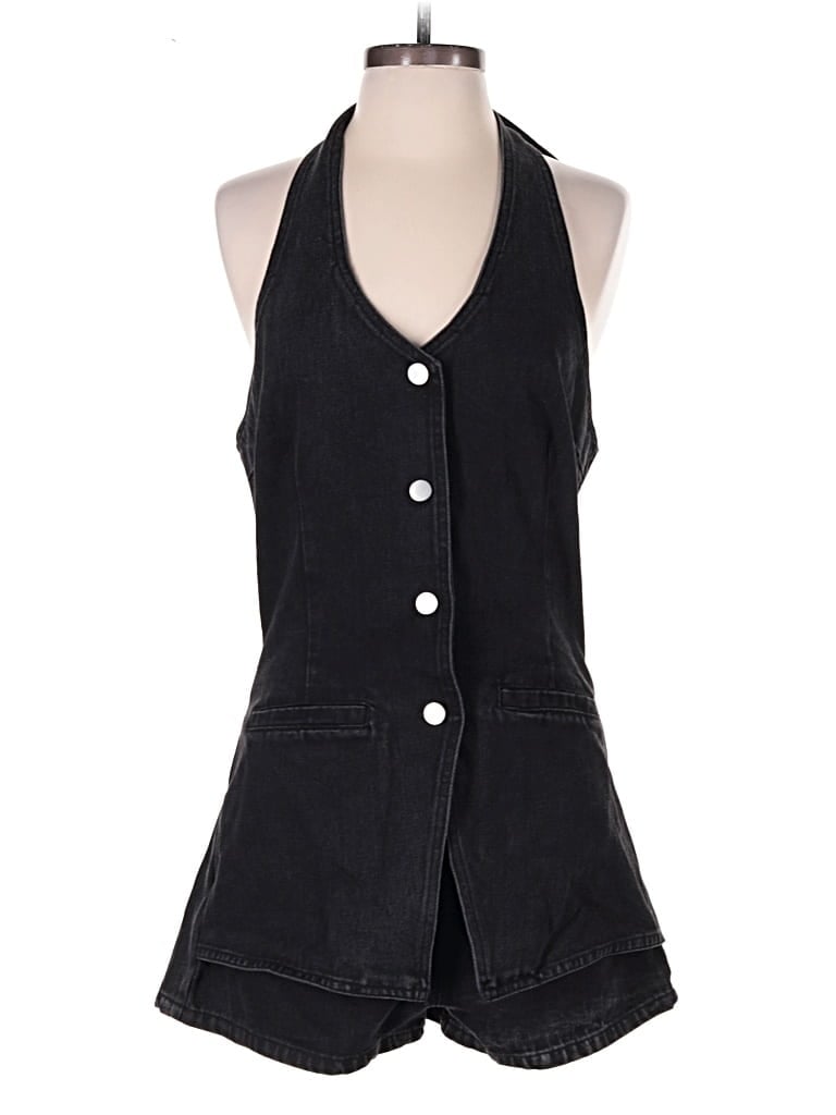 Pre-owned Blush Romper In Black