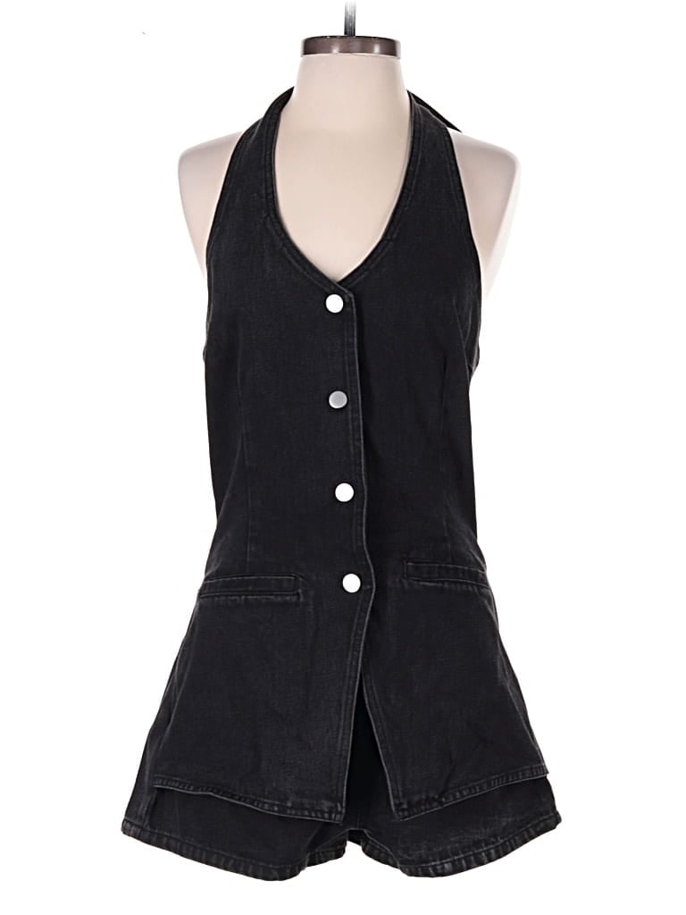 Pre-owned Blush Romper In Black