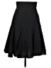 Prada 100% Cotton Solid Black Formal Skirt Size EU (IT) 44 / US 8 - photo 1